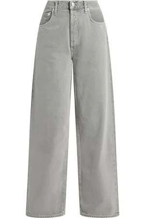 AGOLDE Højtaljede jeans i twill med svaj