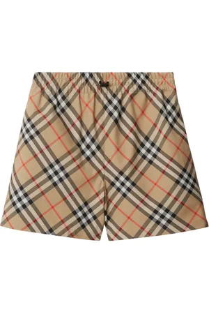 Burberry Vintage-ternede shorts med EKD-mønster