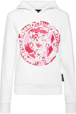 Philipp Plein Carbon Tiger hættetrøje i bomuldsblanding