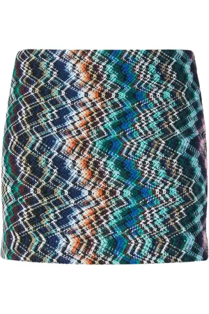 Missoni Kort nederdel med zigzagmønster