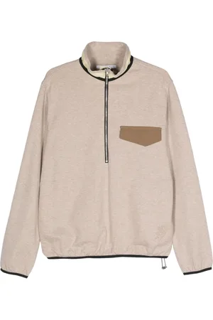 RANRA Meleret sweatshirt med kort lynlås
