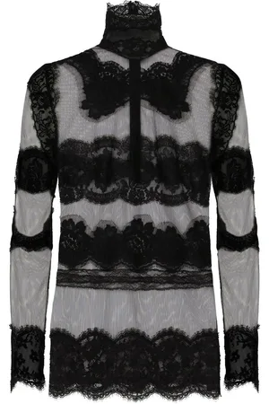 Dolce & Gabbana Top med blondepaneler
