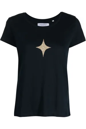 Madison.Maison T-shirt i bomulds-jersey med slogantryk