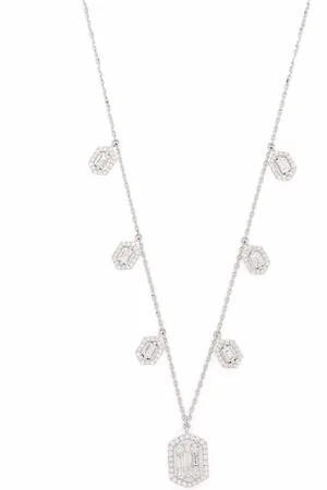 DJULA Sparkle n°3 choker-halskæde i 18 karat hvidguld med diamant