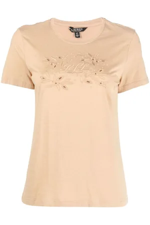 Ralph Lauren Katlin T-shirt med broderet detalje