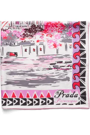 Prada Pittoresque Paris silketørklæde