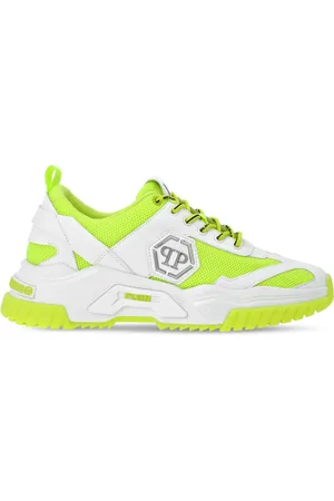 Philipp Plein Predator sneakers i læder med paneler