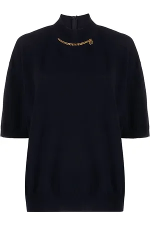 Stella McCartney Falabella bluse med høj hals