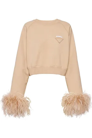 Prada Sweatshirt med fjerkant