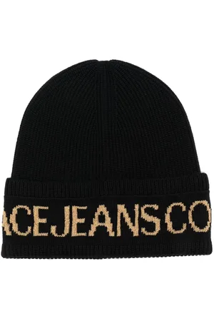 VERSACE Hue med intarsia-logo