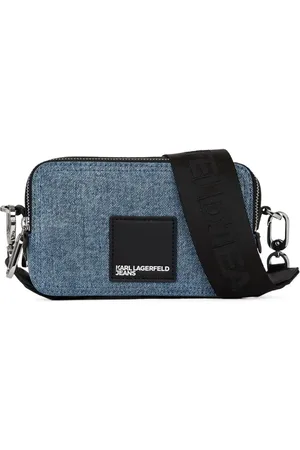 Karl Lagerfeld Kamerataske i denim med boks-logo