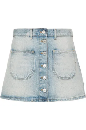 Courrèges Kort denimnederdel