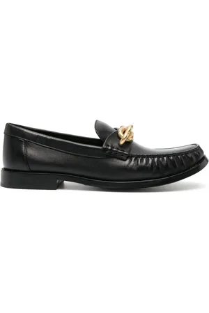 Coach Loafers i læder med kædedetaljer