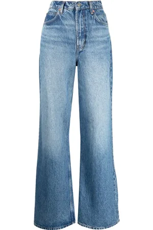 Reformation Højtaljede Cary jeans med brede ben