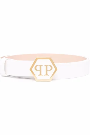 Philipp Plein Hexagon læderbælte