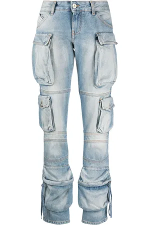 The Attico Højtaljede Essie cargo-jeans