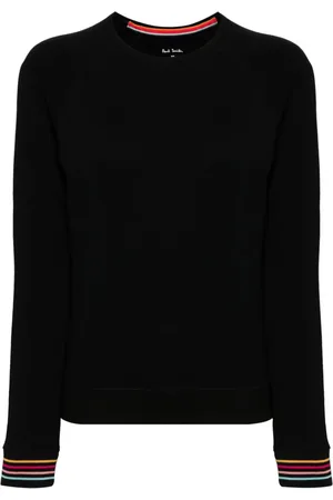Paul Smith Sweatshirt med stribet opslag
