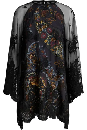 Etro Kort Crepe de Chine kjole