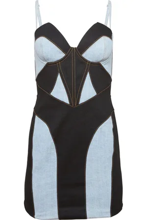 FLEUR DU MAL Kort bustier-kjole med paneler