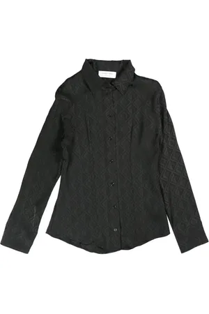 Marine Serre Moon Diamant jacquard shirt