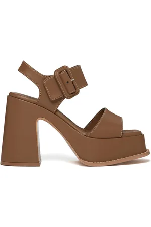 Stella McCartney Skyla 100mm sandaler med plateausål