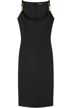 VERSACE Kjole med korset-stil og Medusa-strop