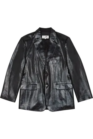 Maison Margiela Enkeltradet behandlet blazer