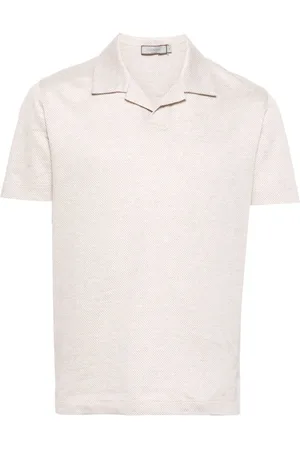 CANALI Polo-skjorte med camp-krave