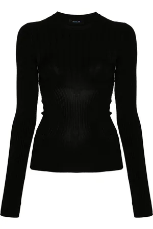 MUGLER Strikket top