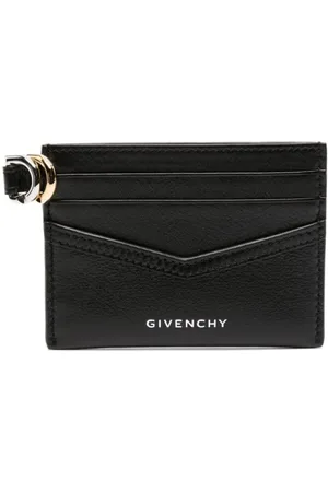 Givenchy Logopræget kortholder i læder