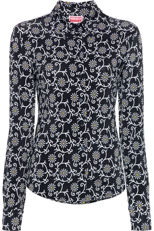 Kenzo Marguerite skjorte med knapper