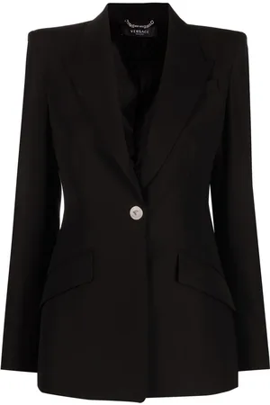VERSACE Enkeltradet uldblazer