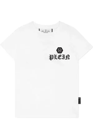 Philipp Plein T-shirt med krystaludsmykning