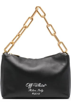 OFF-WHITE Block tote i læder