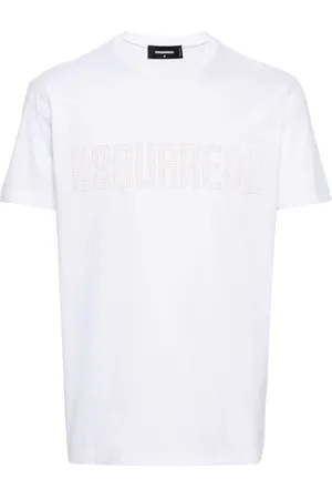Dsquared2 T-shirt med logoapplikation