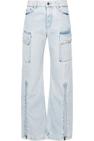 Stella McCartney Cargo-jeans med brede ben og mellemhøj talje
