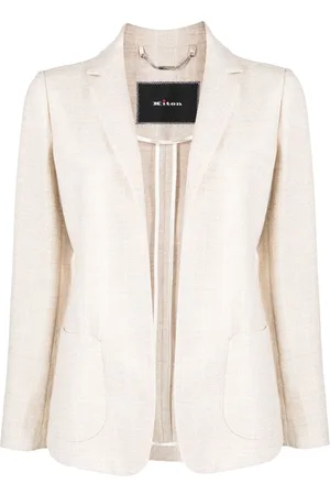 Kiton Nålestribet enkeltradet blazer