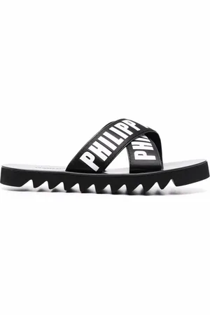Philipp Plein TM Gummy lædersandaler