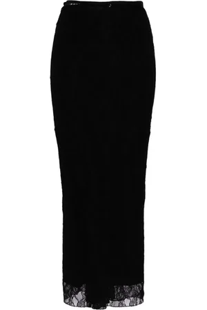 Dolce & Gabbana Højtaljet pencil-blondenederdel
