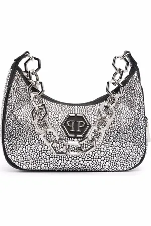 Philipp Plein Krystaludsmykket skuldertaske