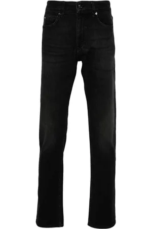 HUGO BOSS Jeans med mellemhøj talje og smal pasform