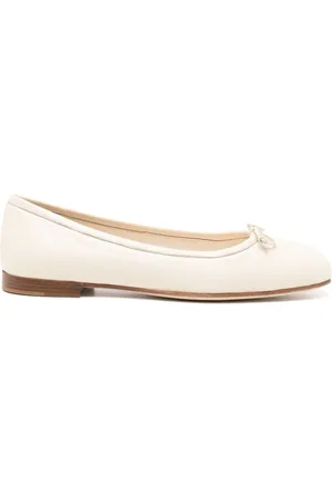 Manolo Blahnik Flade Veralli ballerinaer i læder