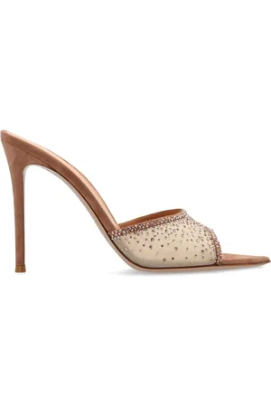 Gianvito Rossi 100 mm Rania mules i læder