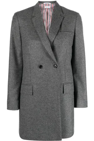 Thom Browne Dobbeltradet lang blazer