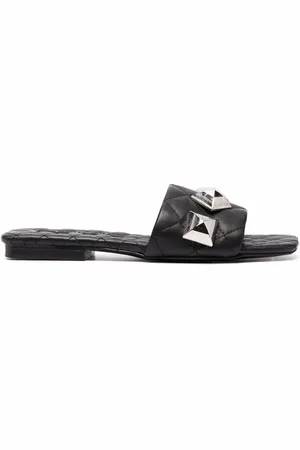 Philipp Plein Flade sandaler i matelassé med nitter