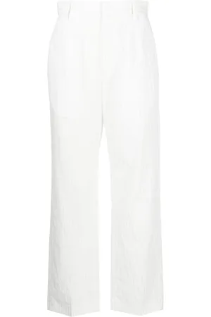 Maison Margiela Cropped nålestribede bukser