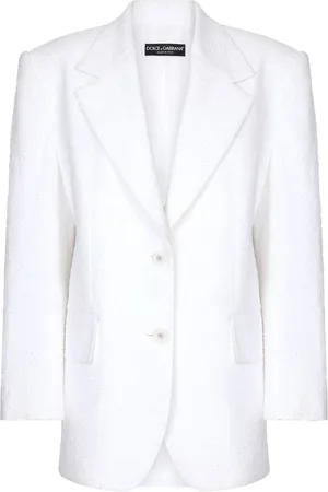 Dolce & Gabbana Enkeltradet blazer i tweed