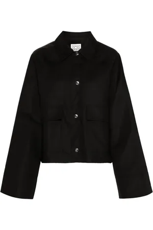 Totême Cropped denimjakke i økologisk denim