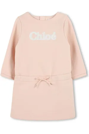 Chloé Kjole med logoapplikation