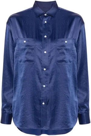Ralph Lauren Langærmet skjorte i satin